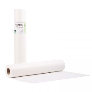 PREMIUM STANDARD Εξεταστικό Ρολό Πλαστικό + Χαρτί Λευκό - 58cm x 50m